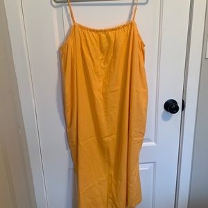 Orange spaghetti strap dress by a new day in size xxl